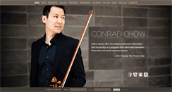 Desktop Screenshot of conradchow.com