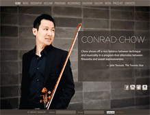 Tablet Screenshot of conradchow.com